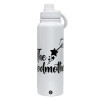1L Stainless Steel Thermal Bottle with Phone Holder & Double Wall Insulation