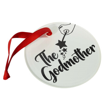 Fairy God Mother, Στολίδι Χριστουγεννιάτικο στολίδι γυάλινο 9cm