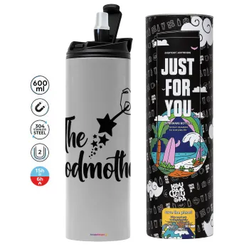 Fairy God Mother, Tumbler stainless steel GREY 600ml