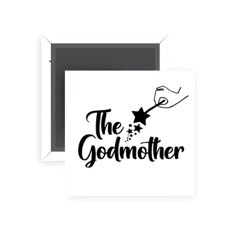 Fairy God Mother, Μαγνητάκι ψυγείου τετράγωνο διάστασης 5x5cm