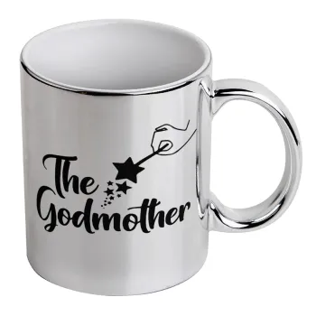 Fairy God Mother, Κούπα κεραμική, ασημένια καθρέπτης, 330ml