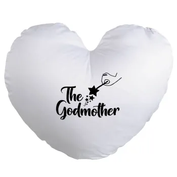 Fairy God Mother, Μαξιλάρι καναπέ καρδιά 40x40cm περιέχεται το  γέμισμα