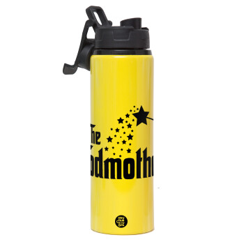 Fairy GodMother, Metallic water bottle with safety lid, 850ml aluminum