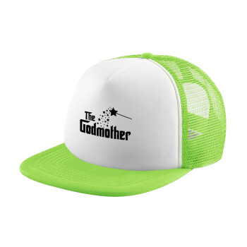 Fairy GodMother, Καπέλο Soft Trucker με Δίχτυ Πράσινο/Λευκό