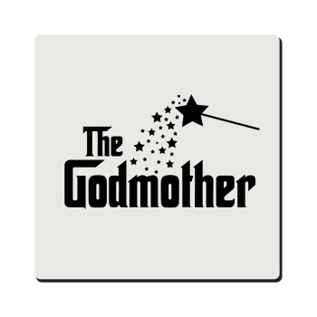 Fairy GodMother, Τετράγωνο μαγνητάκι ξύλινο 6x6cm