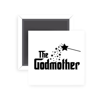 Fairy GodMother, Μαγνητάκι ψυγείου τετράγωνο διάστασης 5x5cm