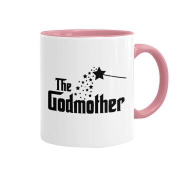 Fairy GodMother, Mug colored pink, ceramic, 330ml