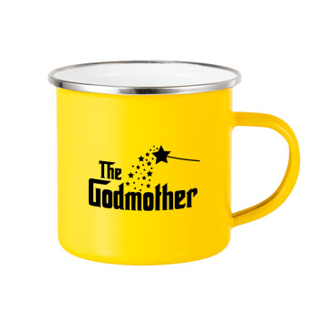 Fairy GodMother, Κούπα Μεταλλική εμαγιέ Κίτρινη 360ml