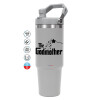 GREY color, 890ml (30oz) stainless Steel Tumbler with Handle