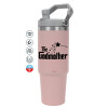 Pink color, 890ml (30oz) stainless Steel Tumbler with Handle