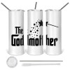 Tumbler stainless steel 600ml, with metal straw & cleaning brush