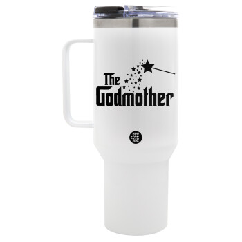 Fairy GodMother, Mega Tumbler με καπάκι, διπλού τοιχώματος (θερμό) 1,2L
