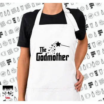 Fairy GodMother, Ποδιά μακριά Σεφ ολόσωμη με τσέπες white (ΕΝΗΛΙΚΩΝ)