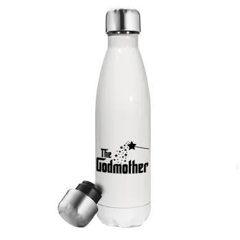 Fairy GodMother, Metal mug thermos White (Stainless steel), double wall, 500ml