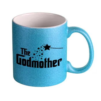 Fairy GodMother, Κούπα Σιέλ Glitter που γυαλίζει, κεραμική, 330ml