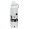 1L Stainless Steel Thermal Bottle with Phone Holder & Double Wall Insulation