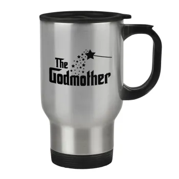 Fairy GodMother, Κούπα ταξιδιού ανοξείδωτη με καπάκι, διπλού τοιχώματος (θερμό) 450ml