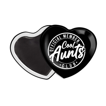Cool Aunts club, Μαγνητάκι καρδιά (57x52mm)