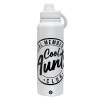 1L Stainless Steel Thermal Bottle with Phone Holder & Double Wall Insulation