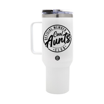 Cool Aunts club, Mega Stainless steel Tumbler with lid, double wall 1,2L