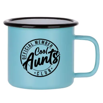 Cool Aunts club, Κούπα Μεταλλική εμαγιέ ΜΑΤ σιέλ 360ml