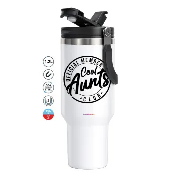 Cool Aunts club, Mega Stainless steel Tumbler with lid, double wall 1,2L