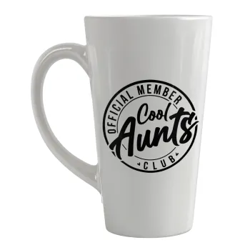 Cool Aunts club, Κούπα κωνική Latte Μεγάλη, κεραμική, 450ml