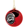 Christmas tree ball Red 8cm