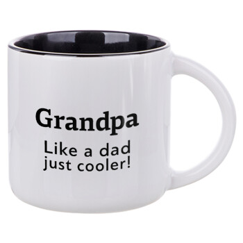 Grandpa, like a dad, just cooler, Κούπα κεραμική 400ml