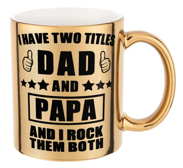 I have two title, DAD & PAPA — 1