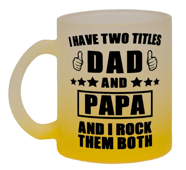 I have two title, DAD & PAPA — 1