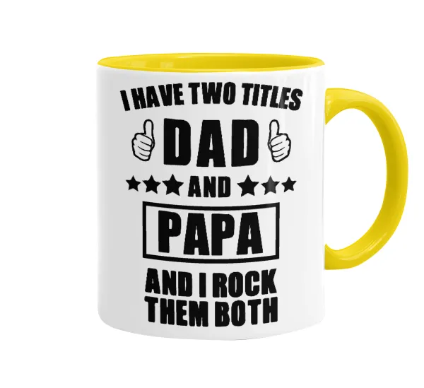 I have two title, DAD & PAPA — 1