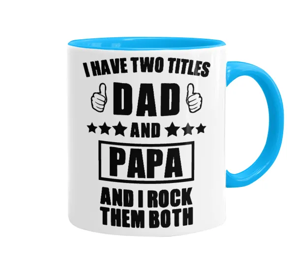 I have two title, DAD & PAPA — 1