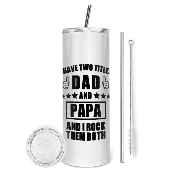 I have two title, DAD & PAPA — 1