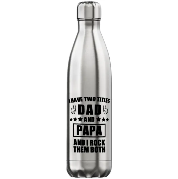 I have two title, DAD & PAPA — 1