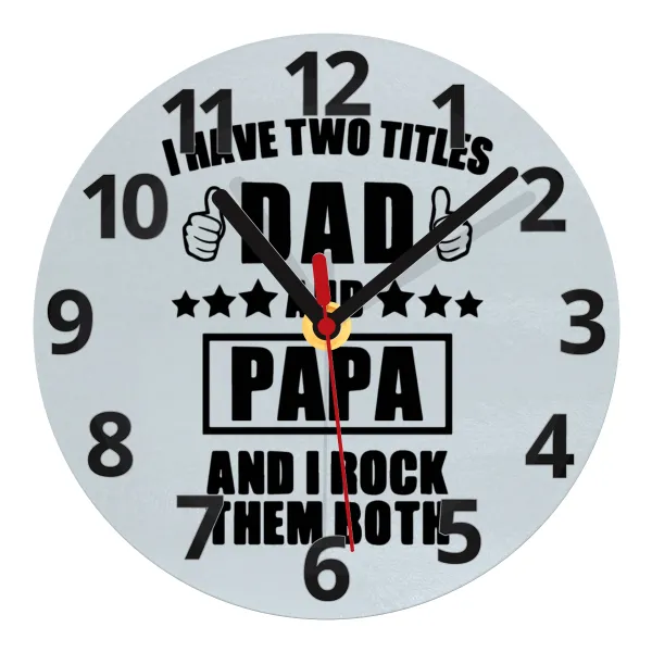 I have two title, DAD & PAPA — 1