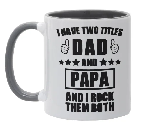 I have two title, DAD & PAPA — 1