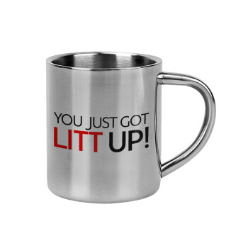 Suits You Just Got Litt Up! , Mug Stainless steel double wall 300ml