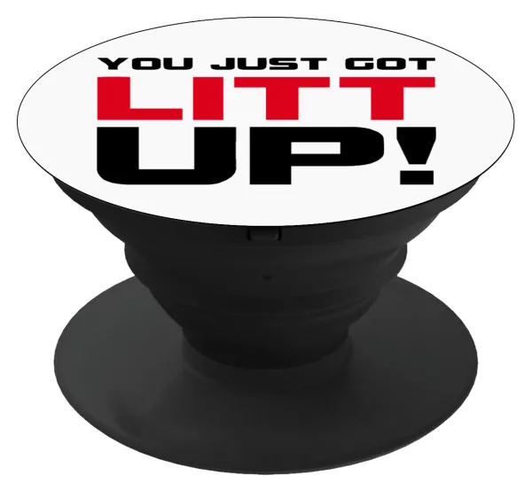 Suits You Just Got Litt Up! — Phone Holders Stand  Μαύρο Βάση Στήριξης Κινητού στο Χέρι