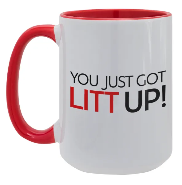 Suits You Just Got Litt Up! — Mega 15oz Κόκκινη