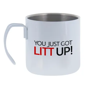 Suits You Just Got Litt Up! — Κούπα Ανοξείδωτη διπλού τοιχώματος 400ml