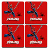 Spiderman fly, ΣΕΤ 4 Σουβέρ ξύλινα τετράγωνα