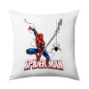Spiderman fly, Μαξιλάρι καναπέ 40x40cm περιέχεται το  γέμισμα