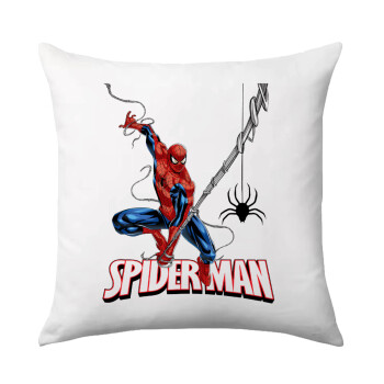 Spiderman fly, Μαξιλάρι καναπέ 40x40cm περιέχεται το  γέμισμα