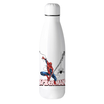 Spiderman fly, Μεταλλικό παγούρι θερμός (Stainless steel), 500ml