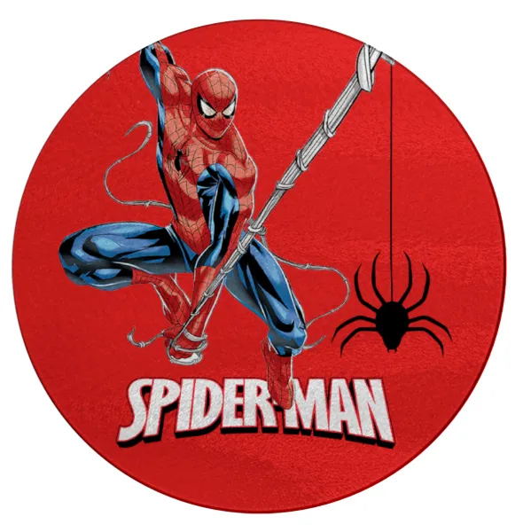 Spiderman fly — Επιφάνεια κοπής γυάλινη στρογγυλή (30cm)