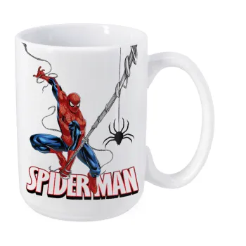 Spiderman fly, Κούπα Mega, κεραμική, 450ml
