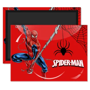 Spiderman fly, Ορθογώνιο μαγνητάκι ψυγείου διάστασης 9x6cm