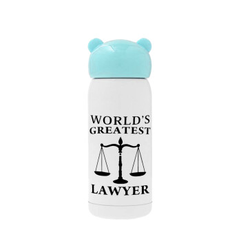 World's greatest Lawyer, Γαλάζιο ανοξείδωτο παγούρι θερμό (Stainless steel), 320ml