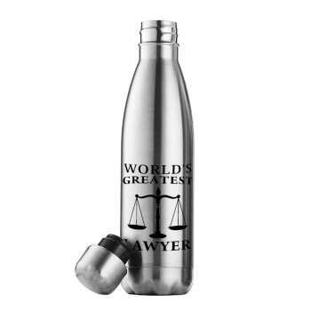 World's greatest Lawyer, Inox (Stainless steel) double-walled metal mug, 500ml